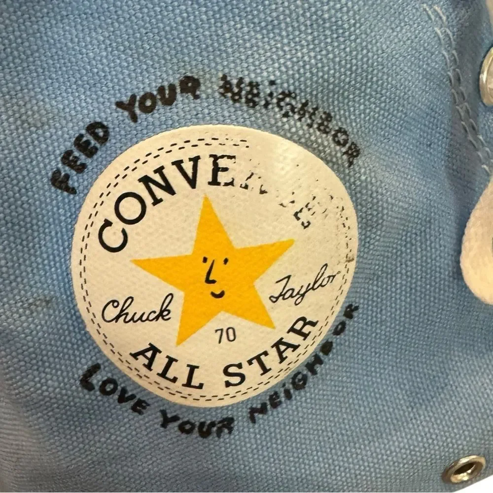 Converse x Sky High Farm Workwear Chuck 70 Blue Sneakers 13 - Picture 7 of 9